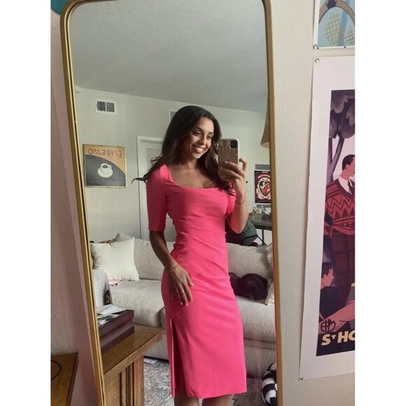 Black Halo Salvanna Pink Sheath Dress – Women’s Size 8 - Picture 6 of 10